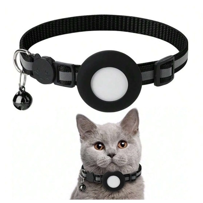 可放airtag追蹤器鈴鐺貓項圈-細節圖8