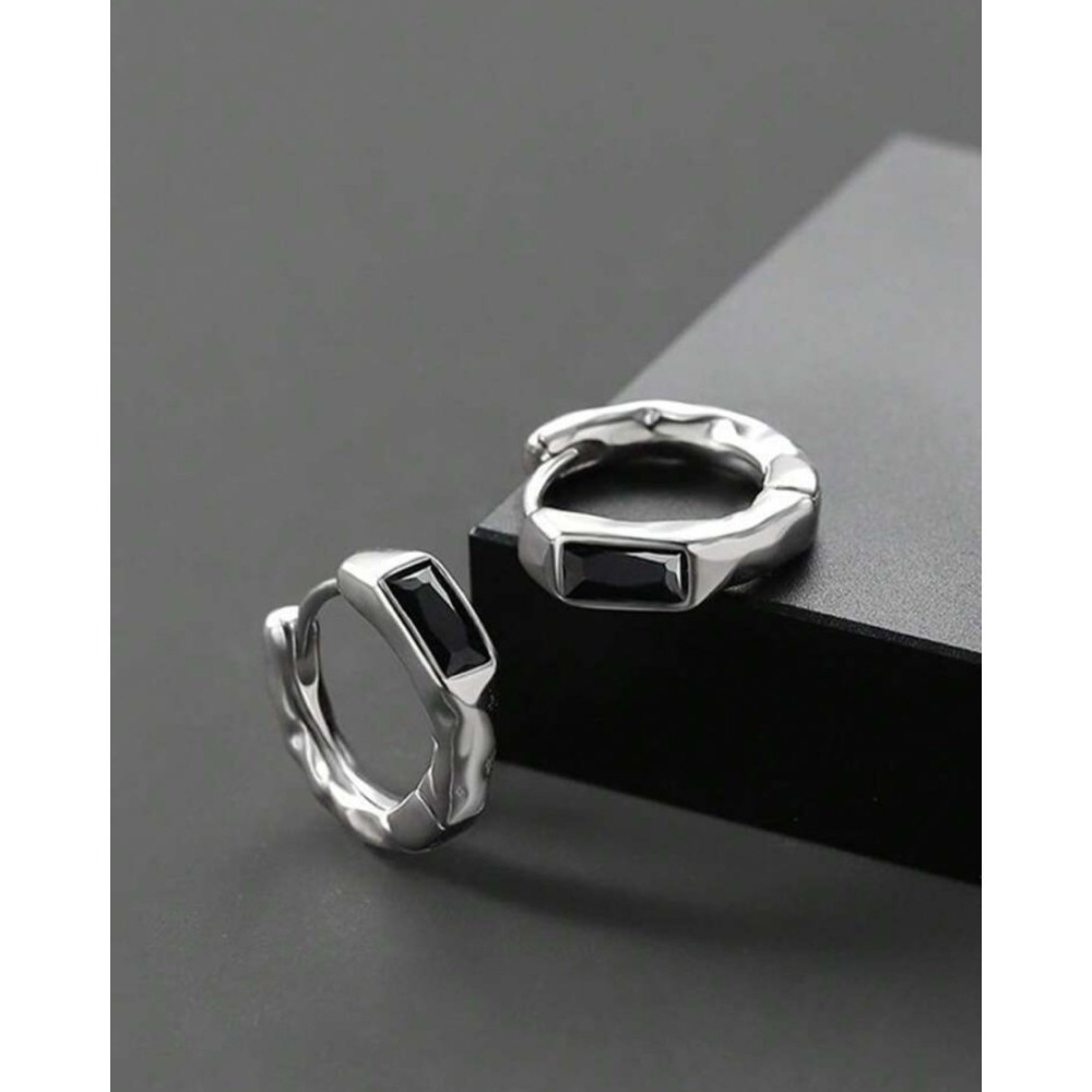 歐美小巧冷門設計個性冷酷風格男士耳環-細節圖3