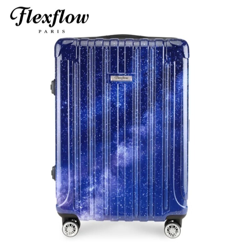 19吋行李箱｜可擴充22吋｜璀璨星空｜Flexflow Paris 里爾系列｜防爆拉鍊 TSA海關鎖 靜音輪-細節圖3
