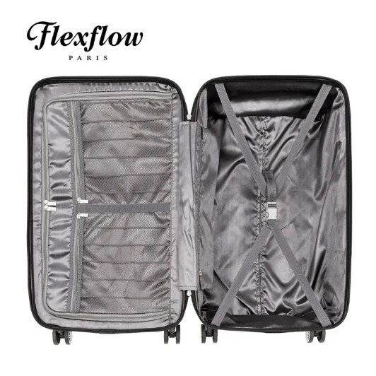 29吋行李箱｜可擴充32吋｜星際銀｜Flexflow Paris 南特系列｜防爆拉鍊 TSA海關鎖 靜音輪-細節圖5
