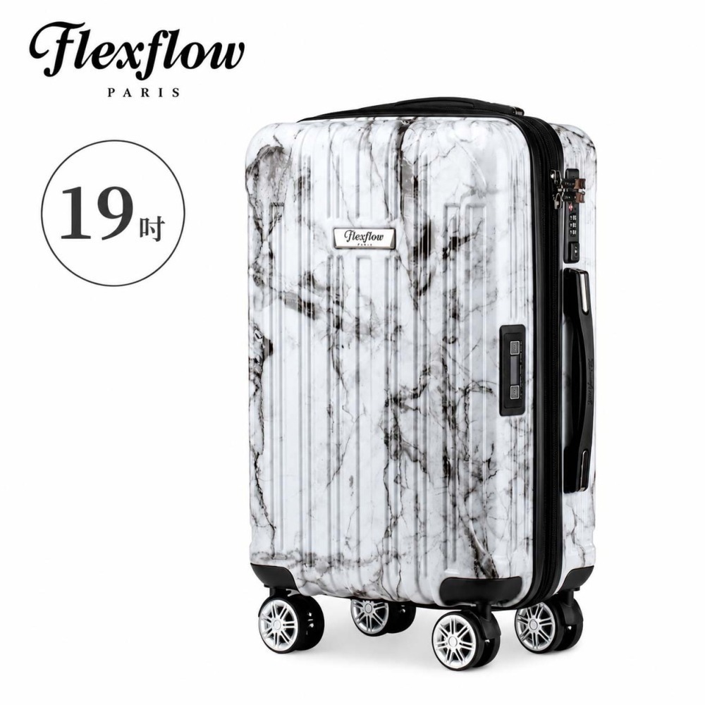 19吋行李箱｜可擴充至22吋｜登機箱／旅行箱｜Flexflow Paris｜TSA海關鎖｜防爆拉鍊｜靜音萬向輪-細節圖4