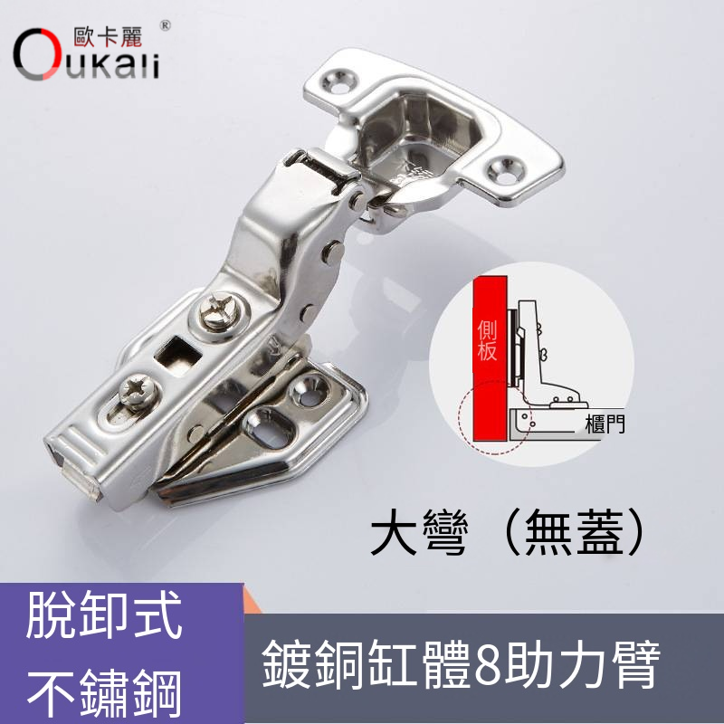 新款201不鏽鋼1.2脫卸式無蓋大彎