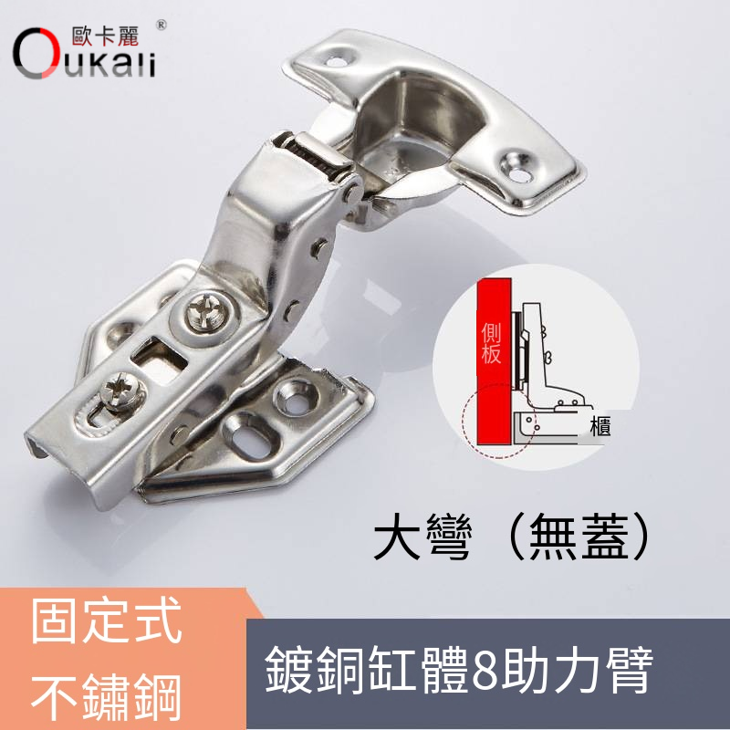 新款201不鏽鋼1.2固定式無蓋大彎