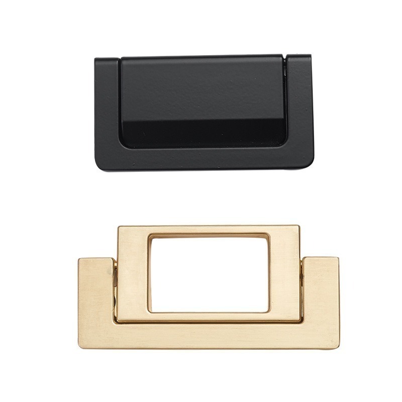 歐卡麗移門抽屜牀頭櫃暗釦平拉手榻榻米隱形明裝衣櫃免打孔暗把手-細節圖4