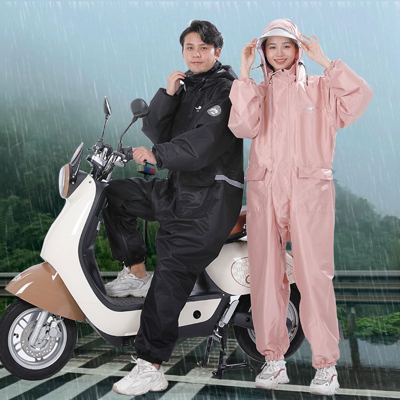 🔥現貨現發🔥雨衣一件式 連身雨衣 機車雨衣 輕量雨衣 加大雨衣 透氣雨衣 時尚雨衣 雙層雨衣 釣魚雨衣 防暴雨-細節圖4