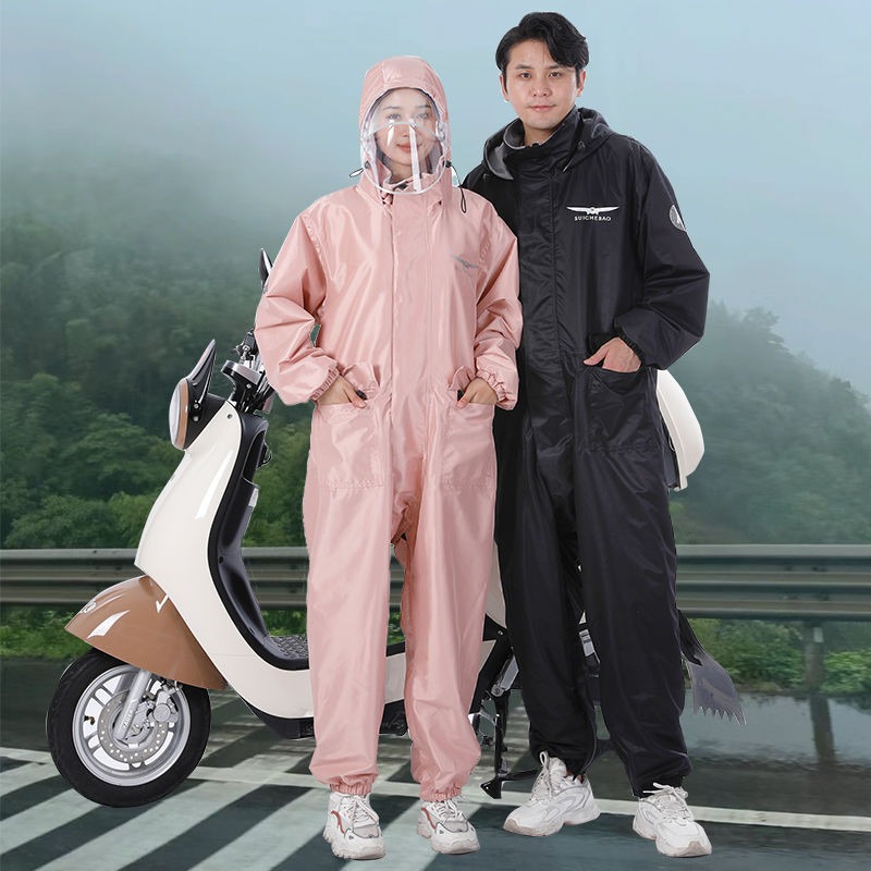 🔥現貨現發🔥雨衣一件式 連身雨衣 機車雨衣 輕量雨衣 加大雨衣 透氣雨衣 時尚雨衣 雙層雨衣 釣魚雨衣 防暴雨-細節圖5
