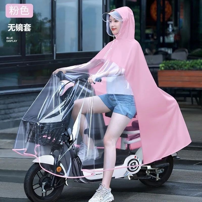 🚛現貨現發🚛摩託車雨衣  電動車雨衣 騎行雨衣 長款全身 防暴雨 雙人雨衣 加大雨衣 男女通用 母子雨衣 雨衣-規格圖9