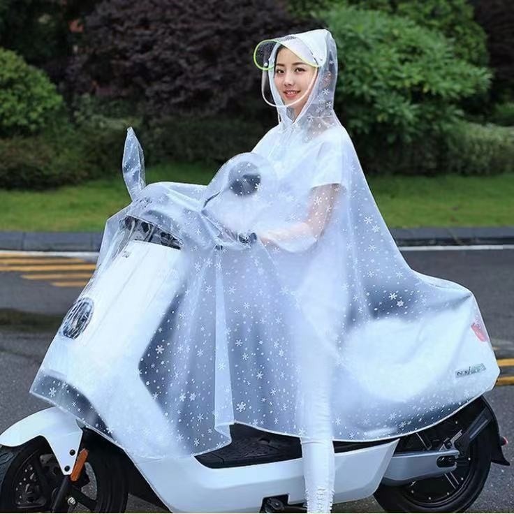 🚛現貨現發🚛摩託車雨衣  電動車雨衣 騎行雨衣 長款全身 防暴雨 雙人雨衣 加大雨衣 男女通用 母子雨衣 雨衣-規格圖9