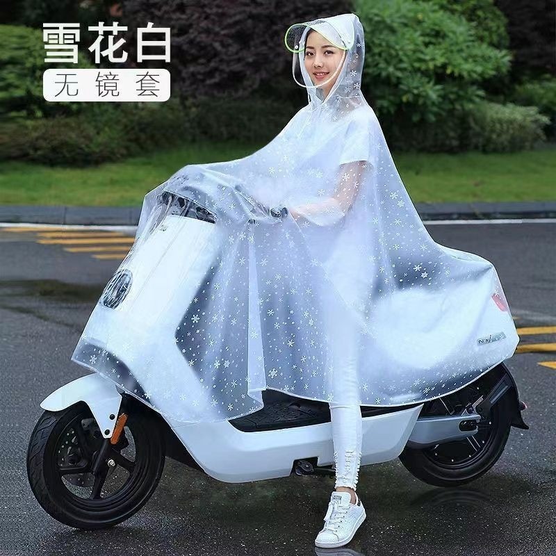 🚛現貨現發🚛摩託車雨衣  電動車雨衣 騎行雨衣 長款全身 防暴雨 雙人雨衣 加大雨衣 男女通用 母子雨衣 雨衣-規格圖9
