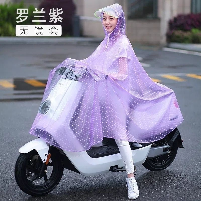🚛現貨現發🚛摩託車雨衣  電動車雨衣 騎行雨衣 長款全身 防暴雨 雙人雨衣 加大雨衣 男女通用 母子雨衣 雨衣-規格圖9