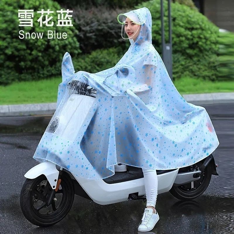 🚛現貨現發🚛摩託車雨衣  電動車雨衣 騎行雨衣 長款全身 防暴雨 雙人雨衣 加大雨衣 男女通用 母子雨衣 雨衣-規格圖9