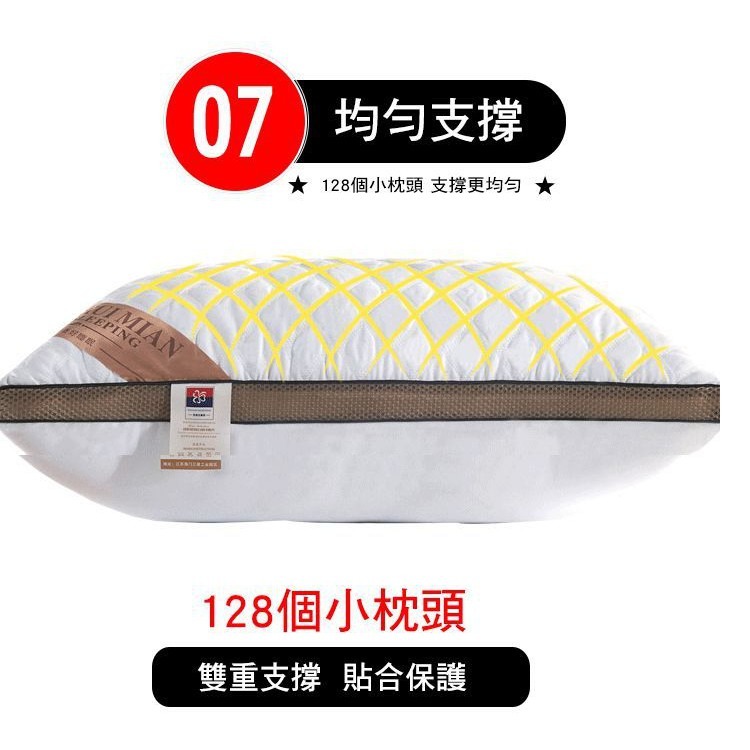 【增強支撐 柔軟高彈】水洗枕 保證950克 抗菌枕 純棉枕 7星級飯店枕 吸濕排汗枕 超柔枕頭 民宿愛用-細節圖9