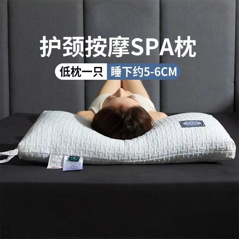 台灣出貨 可水洗護頸枕頭枕芯一對裝不變形不塌陷單雙店成人傢用枕頭芯 午睡枕羽絲絨枕 枕頭 枕芯 快速回彈 超舒服 棉枕-規格圖9