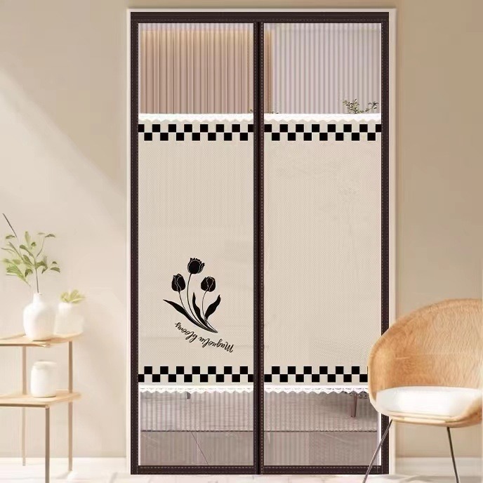 🔥秒出【台灣公司現貨】魔術貼防蚊門簾 超靜音 防蚊門簾 磁吸防蚊門簾 門簾 金剛紗 磁條 側開門簾 靜音磁吸 空調簾-規格圖8