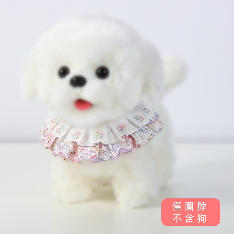 寵物飾品圍巾脖套狗狗口水巾三角巾貓咪中小型犬泰迪貓圍圍兜裝飾-規格圖4