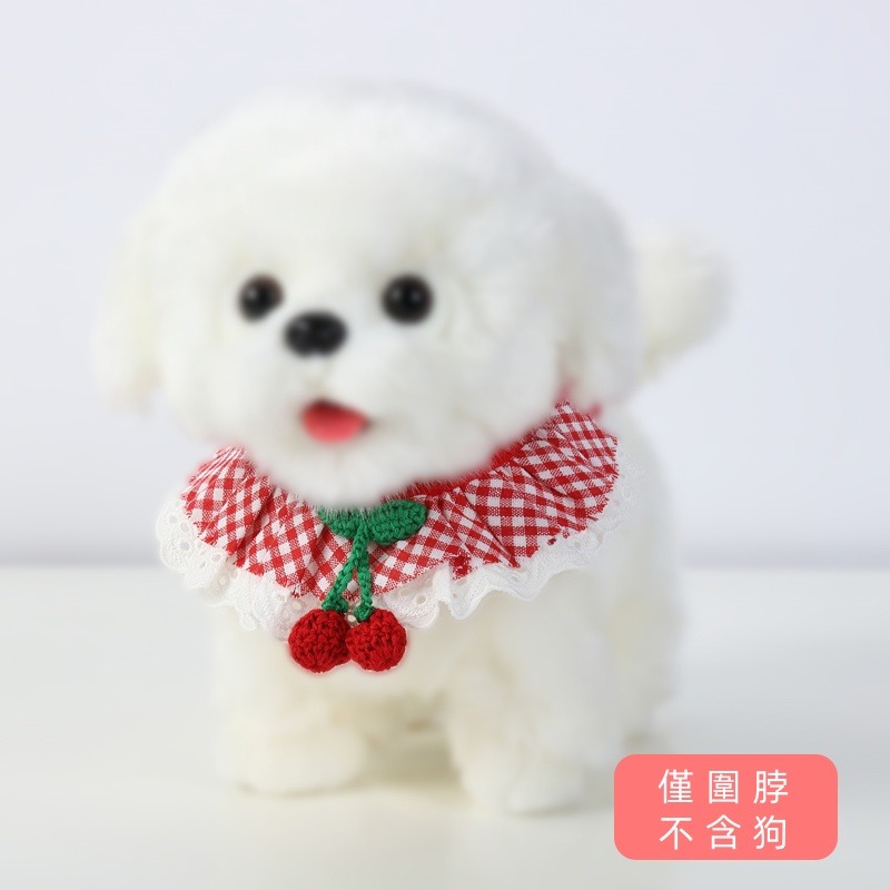 寵物飾品圍巾脖套狗狗口水巾三角巾貓咪中小型犬泰迪貓圍圍兜裝飾-規格圖4