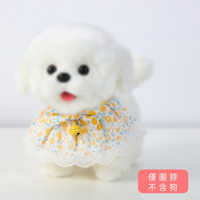 黃花鈴鐺蝴蝶結圍兜