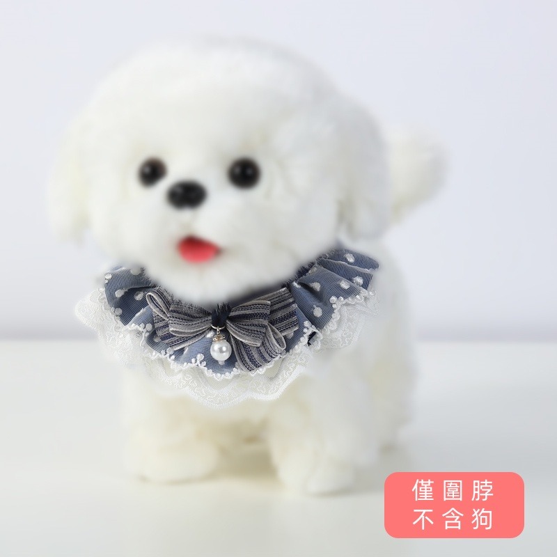 寵物飾品圍巾脖套狗狗口水巾三角巾貓咪中小型犬泰迪貓圍圍兜裝飾-規格圖4