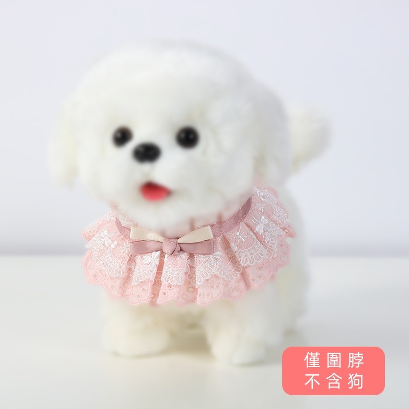 寵物飾品圍巾脖套狗狗口水巾三角巾貓咪中小型犬泰迪貓圍圍兜裝飾-規格圖4