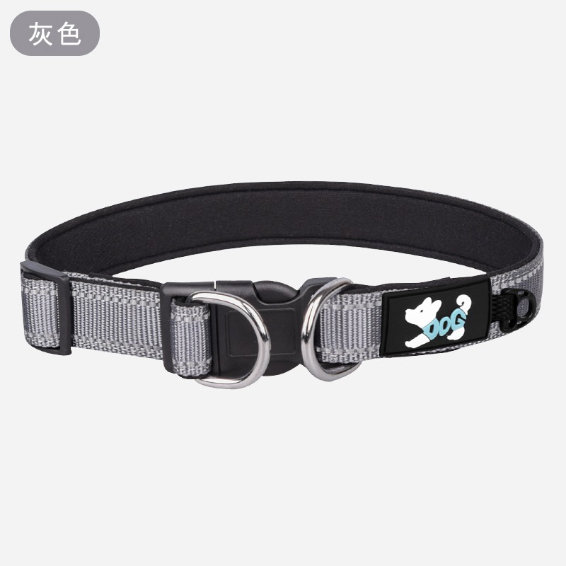 狗狗項圈脖圈結實小狗中大型犬頸圈脖套牽引繩防丟泰迪-規格圖6