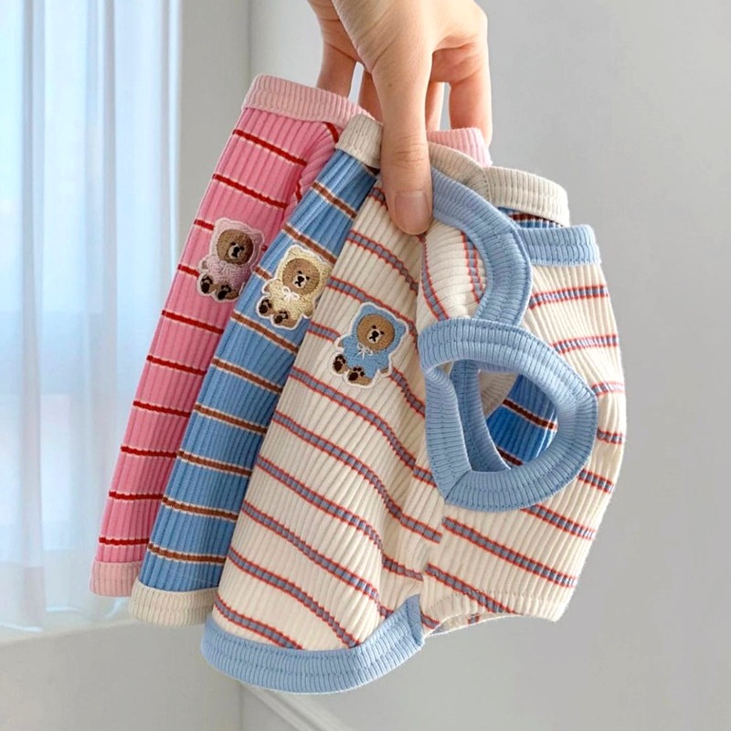 夏季薄款寵物背心比熊博美泰迪貓咪小型幼犬雪納瑞狗狗衣服夏天-細節圖5