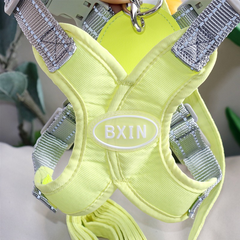 狗狗牽引繩泰迪胸揹帶中型小型犬遛狗繩子比熊小狗狗背心式狗鏈子-規格圖5