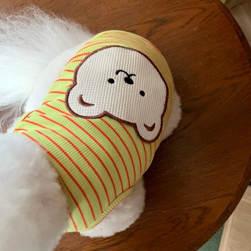 夏季薄款寵物背心夏天清涼狗狗衣服泰迪比熊博美雪納瑞約克夏貓咪-細節圖5