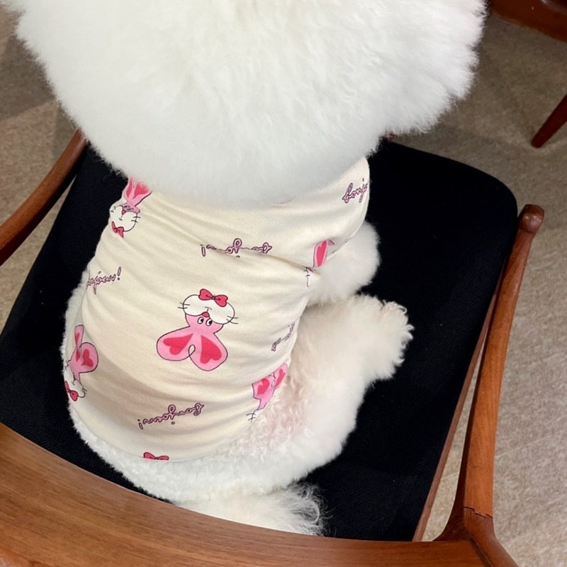 夏季吊帶小狗狗衣服夏天薄款泰迪比熊雪納瑞寵物小型幼犬博美背心-規格圖5