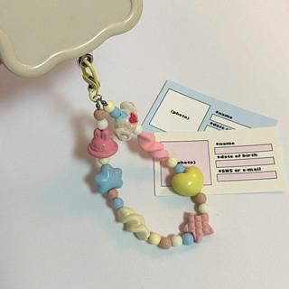 海綿寶寶派大星掛件 手機殼通用 包包掛繩 ccd相機掛飾 卡通掛件 串珠鏈條 相機掛繩 少女掛飾 手機鏈條 手機掛繩-細節圖6