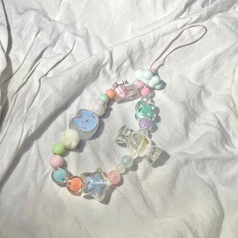 ccd相機手繩 珠子手機鏈 掛繩 拍立得掛件 手機配件 手機防丟繩子 手機吊飾 繩子 手機鏈包包耳機套繩 手機手鏈 短繩-細節圖4