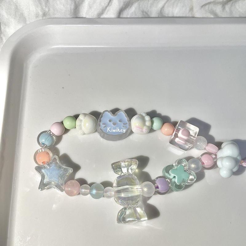 ccd相機手繩 珠子手機鏈 掛繩 拍立得掛件 手機配件 手機防丟繩子 手機吊飾 繩子 手機鏈包包耳機套繩 手機手鏈 短繩-細節圖5