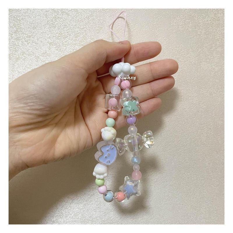 ccd相機手繩 珠子手機鏈 掛繩 拍立得掛件 手機配件 手機防丟繩子 手機吊飾 繩子 手機鏈包包耳機套繩 手機手鏈 短繩-細節圖6