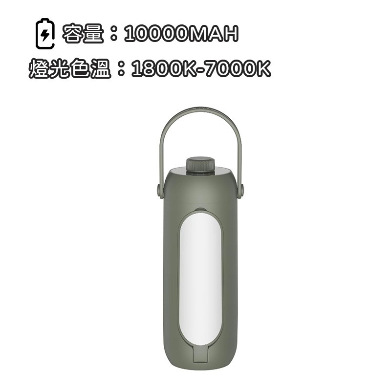 手提燈 充電式 露營應急燈 燈維斯克LED戶外露營燈 多功能 露營燈  戶外燈 暖白光切換 強光 手電筒 應急行動充-規格圖8