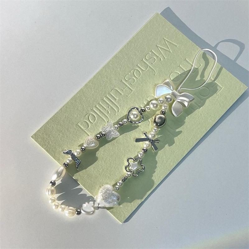 原創ins網紅巴羅克珍珠鏈條 珠珠甜美手機掛繩 ccd相機掛件 手腕繩 相機掛件 手機鏈-細節圖5