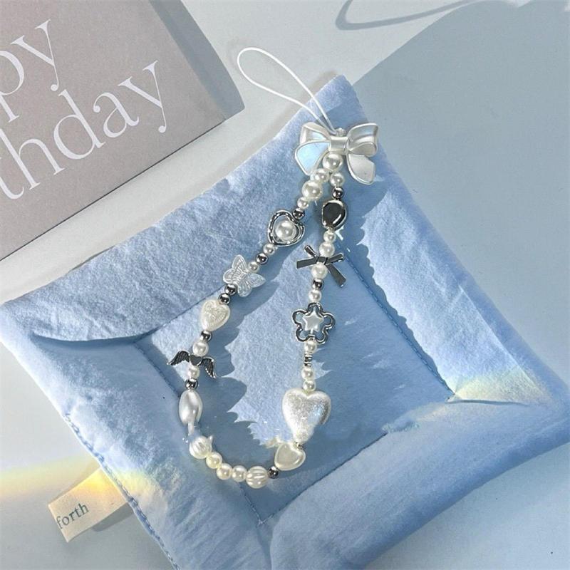 原創ins網紅巴羅克珍珠鏈條 珠珠甜美手機掛繩 ccd相機掛件 手腕繩 相機掛件 手機鏈-細節圖6