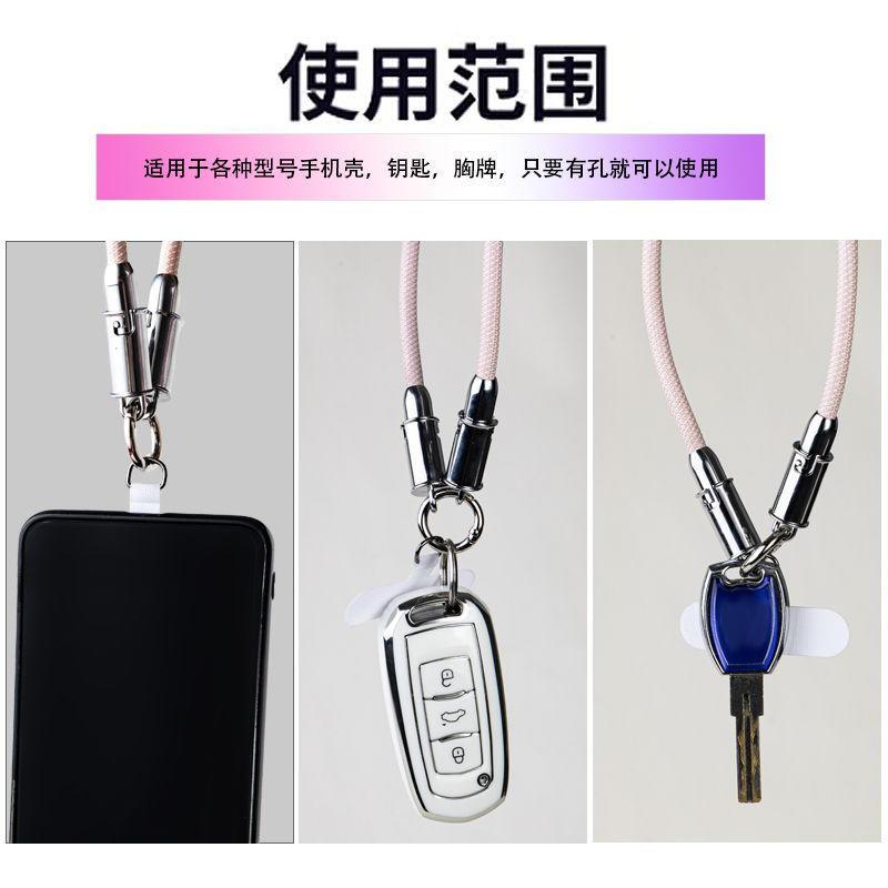 手機掛繩 鑰匙扣 手機掛繩充電線二合一 手腕式防丟繩 加粗編織充電線 隨身便攜掛繩充電線 高端掛繩充電線-細節圖7