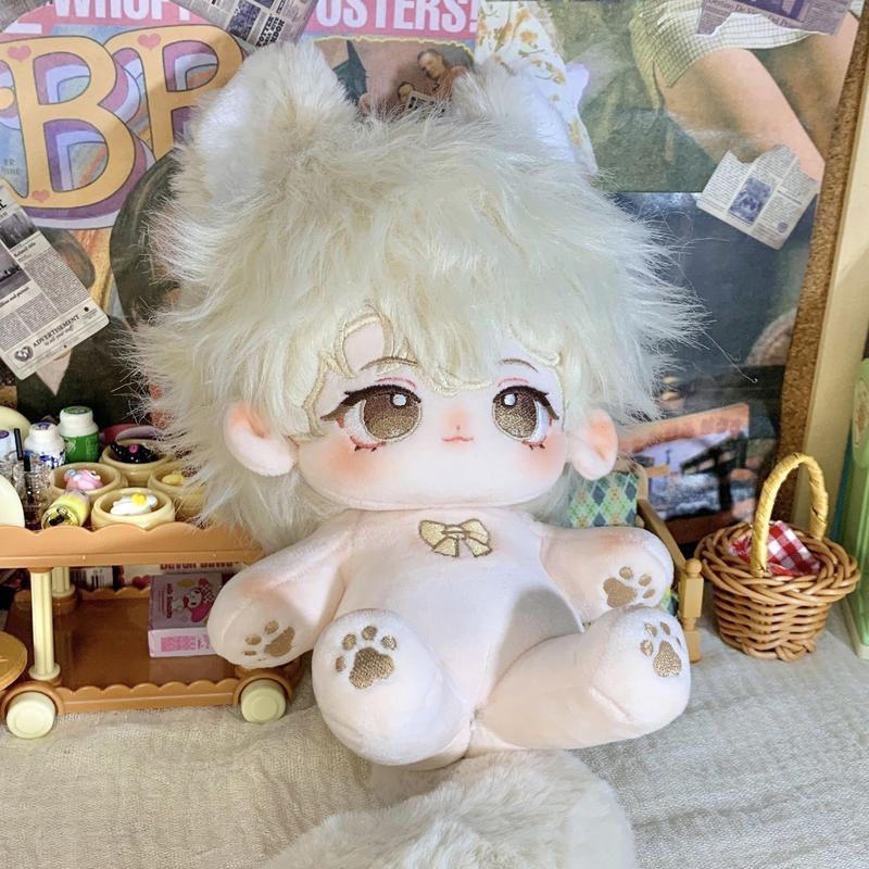 【原創】正版穗歲棉花娃娃 無内容 換裝娃娃 禮物 20cm新兔毛送閨蜜解壓 毛絨玩偶-細節圖6