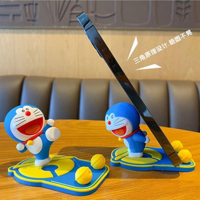 熱賣 哆啦A夢 手機支架 懶人手機架 小叮噹 桌面立架 平板支架 通用支架 拍攝架 追劇神器 哆啦a夢 折疊手機架-細節圖4