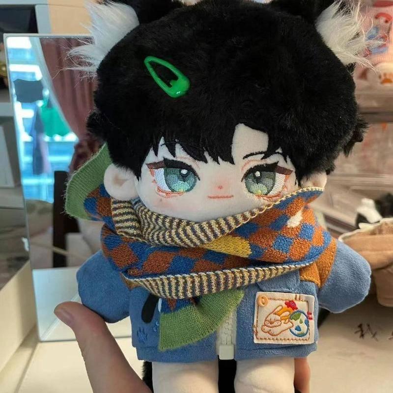 換裝玩偶/🔥蕭逸屬性棉花娃娃 20cm公仔 逸枝花可愛玩偶超萌禮物 換裝娃娃 毛絨玩偶 娃娃配件 炸毛裸娃 公仔 玩偶-細節圖2