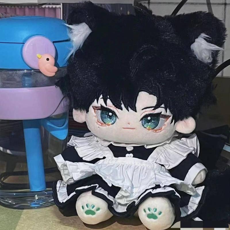 換裝玩偶/🔥蕭逸屬性棉花娃娃 20cm公仔 逸枝花可愛玩偶超萌禮物 換裝娃娃 毛絨玩偶 娃娃配件 炸毛裸娃 公仔 玩偶-細節圖3