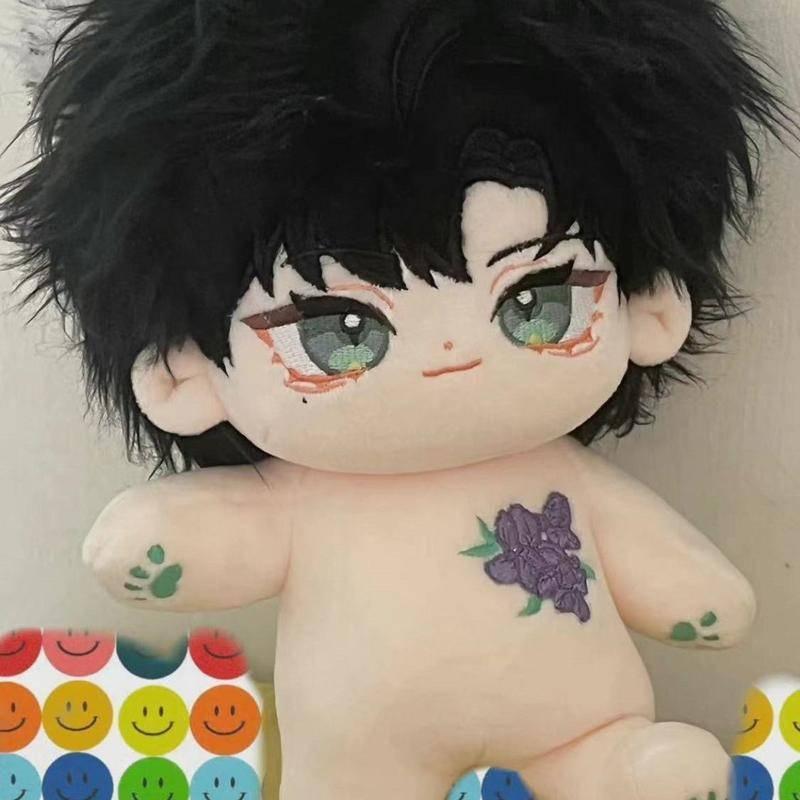 換裝玩偶/🔥蕭逸屬性棉花娃娃 20cm公仔 逸枝花可愛玩偶超萌禮物 換裝娃娃 毛絨玩偶 娃娃配件 炸毛裸娃 公仔 玩偶-細節圖4