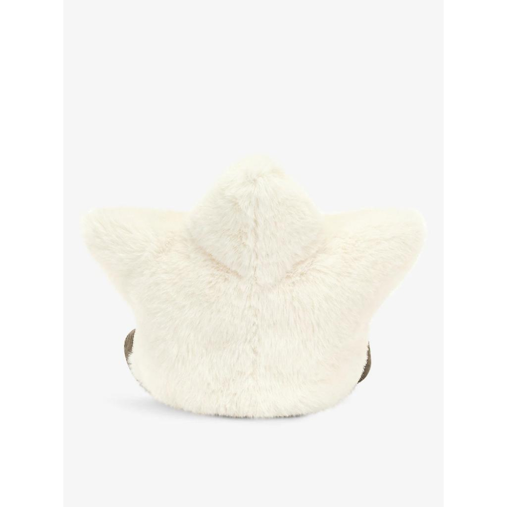 人氣新品 star 24cm星星 白星星布偶 安撫玩偶 絨毛娃娃毛絨玩偶 擺件 生日禮物 禮物 乳白色星星 玩具-細節圖3