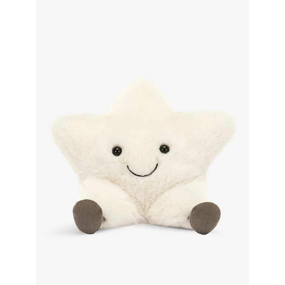 人氣新品 star 24cm星星 白星星布偶 安撫玩偶 絨毛娃娃毛絨玩偶 擺件 生日禮物 禮物 乳白色星星 玩具-細節圖4