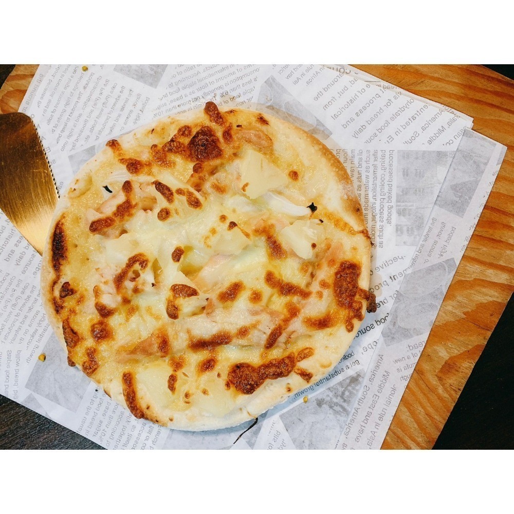豬龍寨窯烤披薩DIY-鳳梨豆乳雞披薩6吋-細節圖3