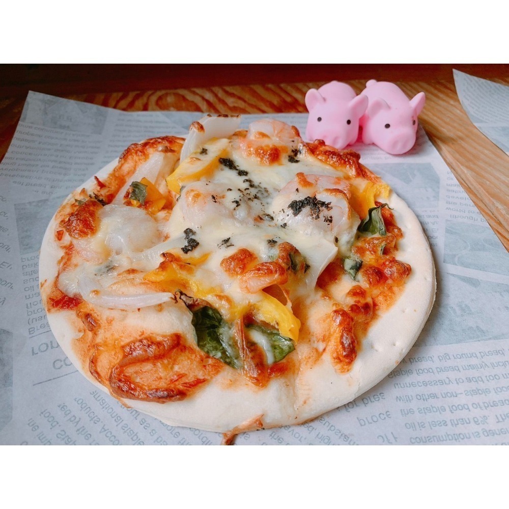 豬龍寨窯烤披薩DIY-松露鮮蝦披薩6吋-細節圖3