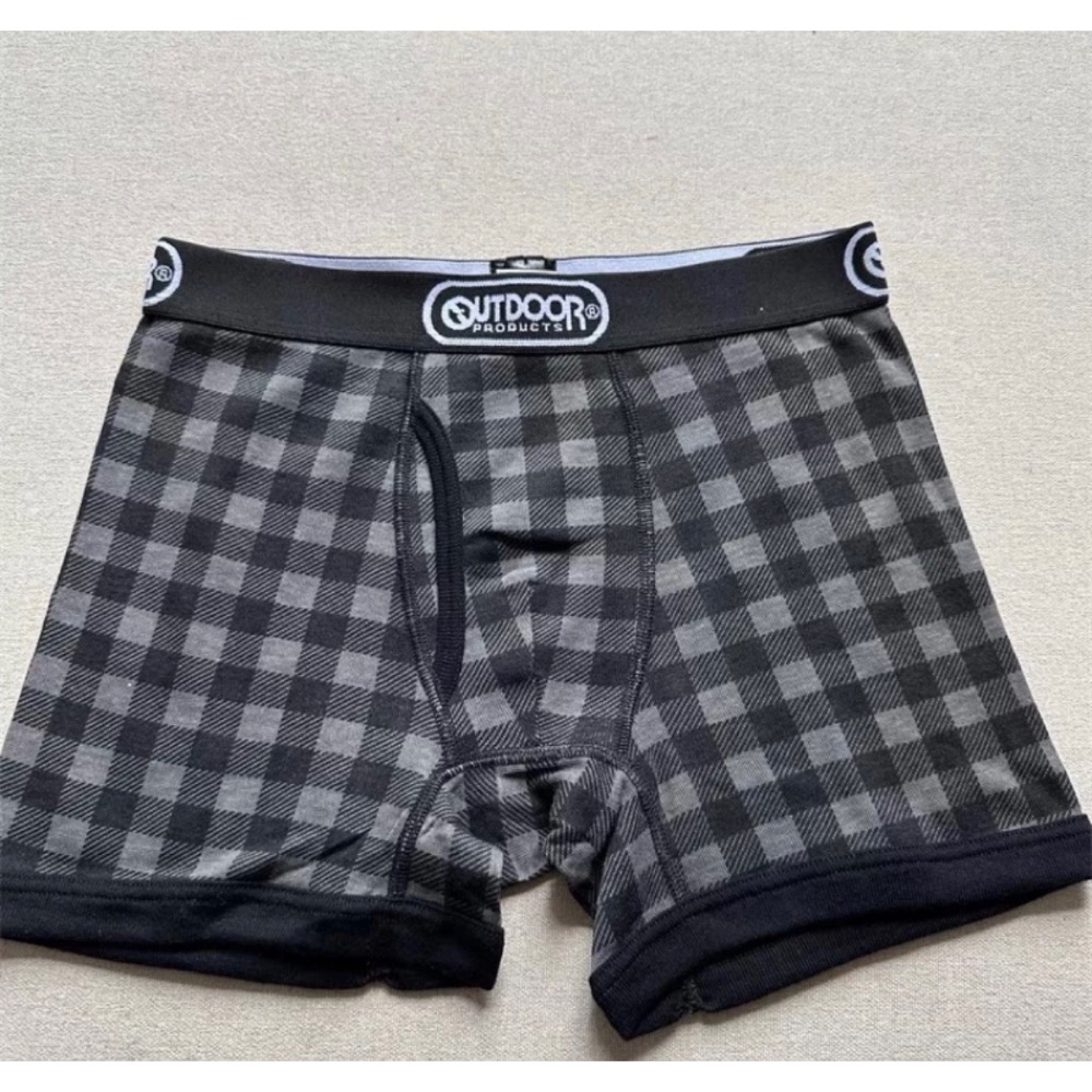 日本貨🇯🇵OUTDOOR PRODUCTS正品 彈性男士棉質四角褲修身前開內褲-規格圖3
