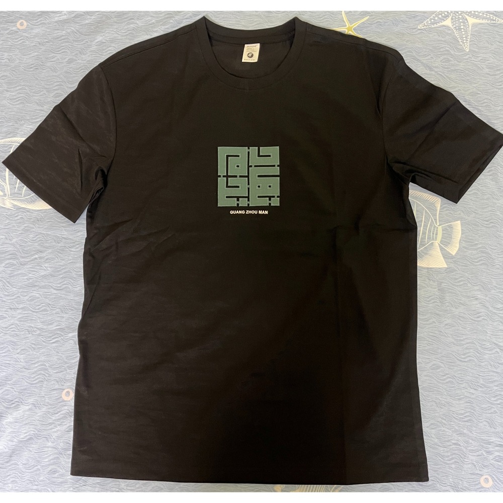 黑色涼感簡單風 T-shirt-細節圖2