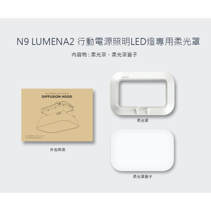 N9-LUMENA2 行動電源照明LED燈專用柔光罩【好勢露營】-細節圖3