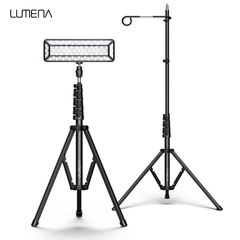 N9 LUMENA T3 腳架【好勢露營】五面燈 燈架 三腳燈架 吊燈架 鋁合金燈架 含專用收納袋-細節圖2