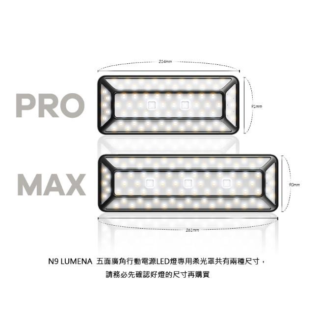 N9 LUMENA 五面廣角行動電源LED燈專用柔光罩-PRO/MAX專用【好勢露營】柔光燈罩 氛圍燈-細節圖6